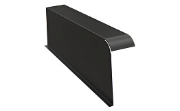 Боковая облегченная черепица Франкфуртская правая BRAAS, черный