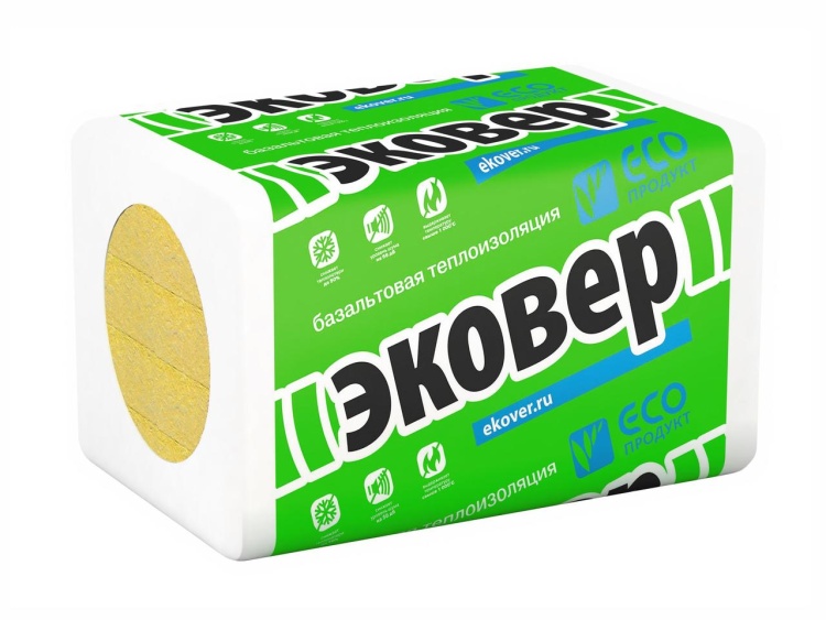 Утеплитель Эковер Кровля Низ 100 Клин 4,2% Эл. А. 1000х600х15/40 мм