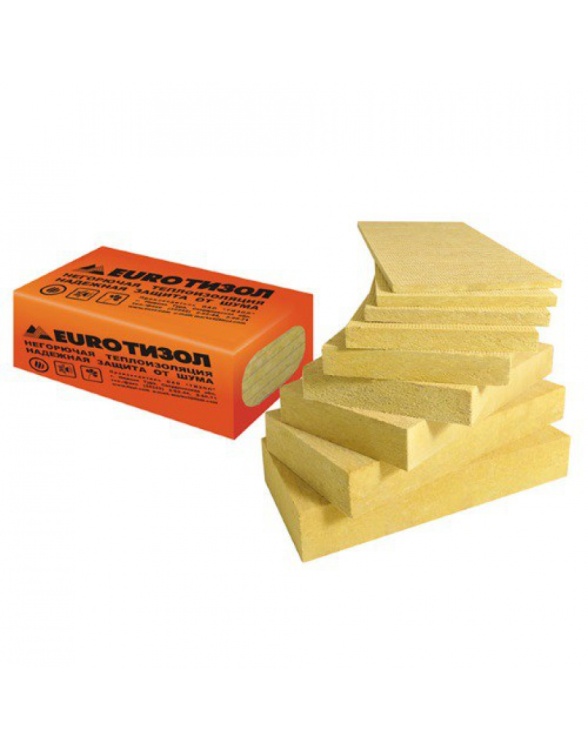 Утеплитель Тизол Евро-Фасад Оптима 110 1000х600х130 мм, 2 шт. уп