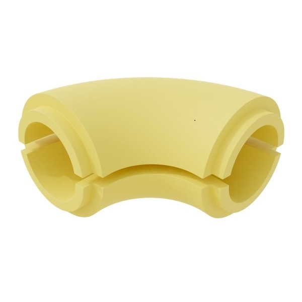 Отвод 90 градусов ППУ 114x50 мм без покрытия