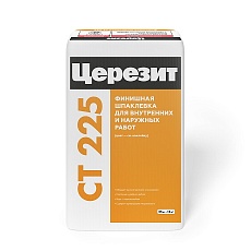 Ceresit СТ 225 Шпаклевка фасадная финишная белая 25кг